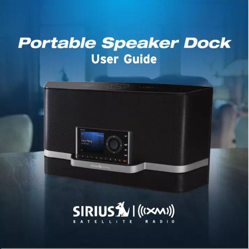 Page 1 de la notice Manuel utilisateur Sirius SXABB1