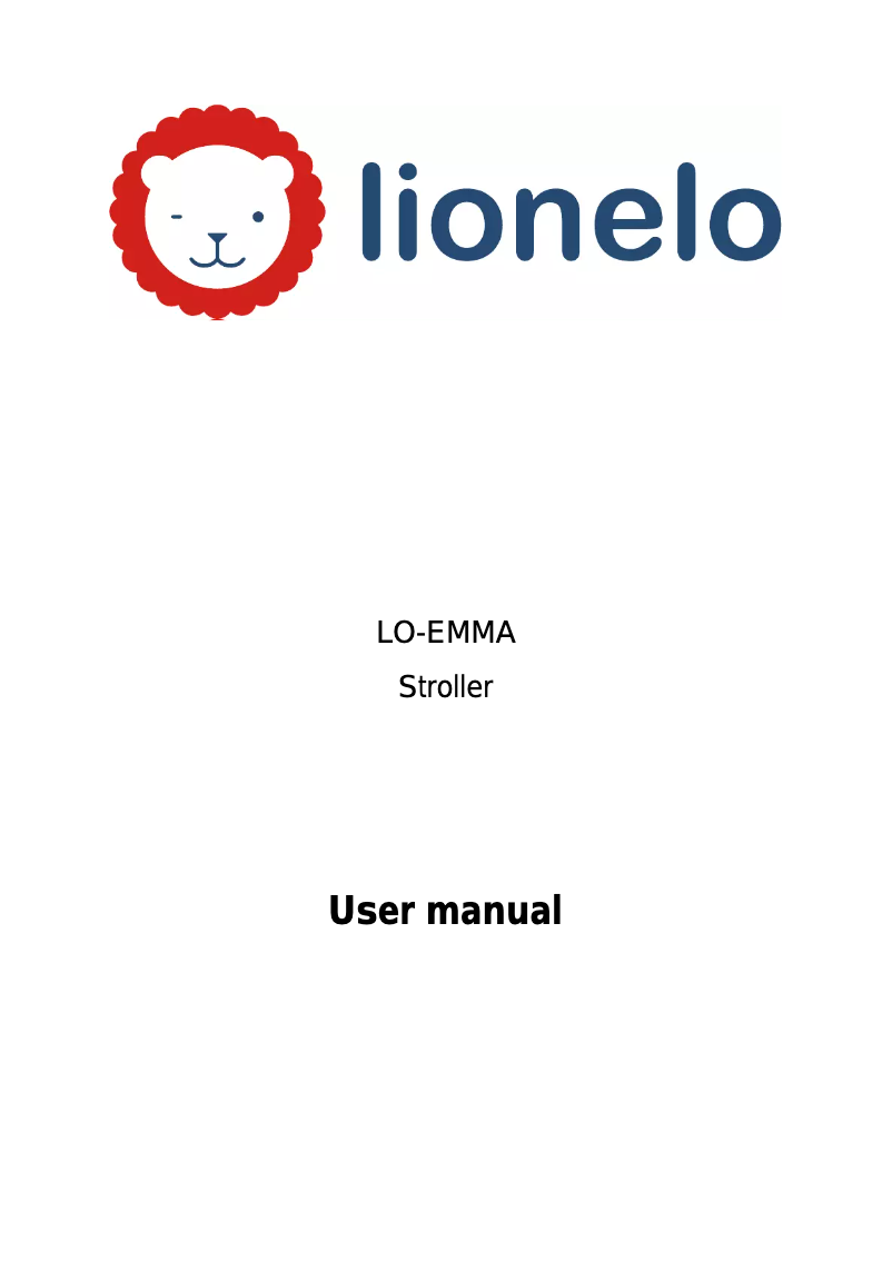 Page n°1 - Manuel utilisateur Lionelo Emma