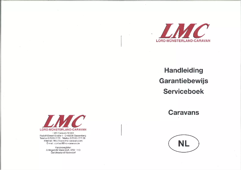Page 1 de la notice Manuel utilisateur LMC Favorit 520 HTE (2006)