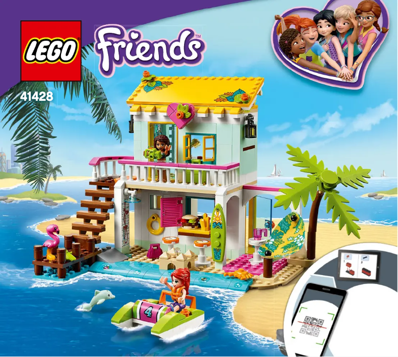 Page 1 de la notice Manuel utilisateur Lego Friends 41428