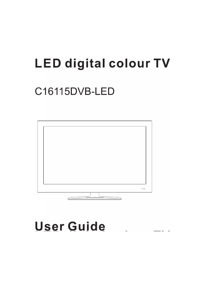 Page 1 de la notice Manuel utilisateur Cello C16115DVB