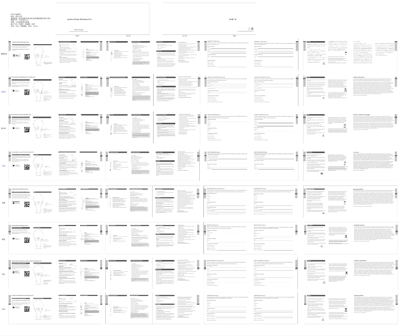 Image de la première page du manuel de l'appareil Buds Wireless Pro