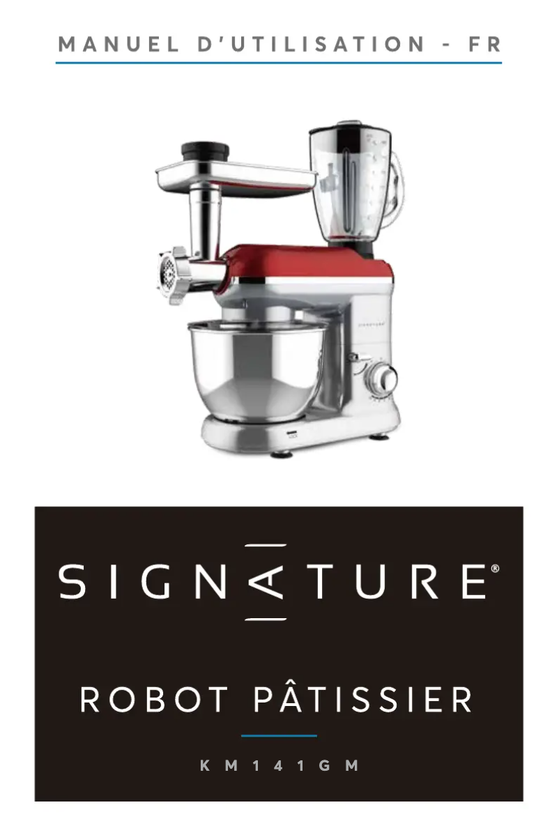 Page n°1 - Manuel utilisateur Signature KM141GM