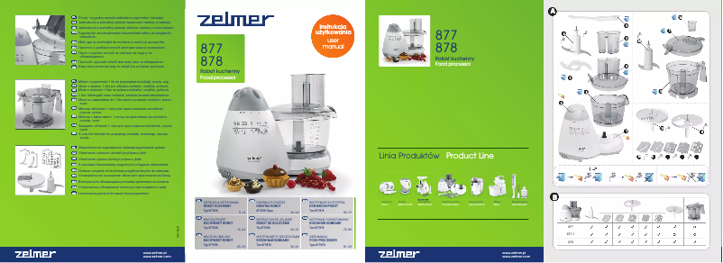 Page 1 de la notice Manuel utilisateur Zelmer 877