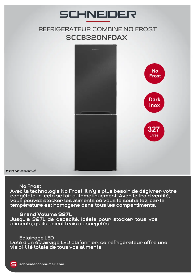 Image de la première page du manuel de l'appareil SCCB320NFDAX