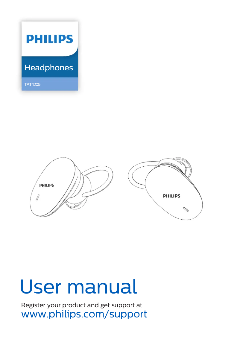 Page n°1 - Manuel utilisateur Philips TAT4205