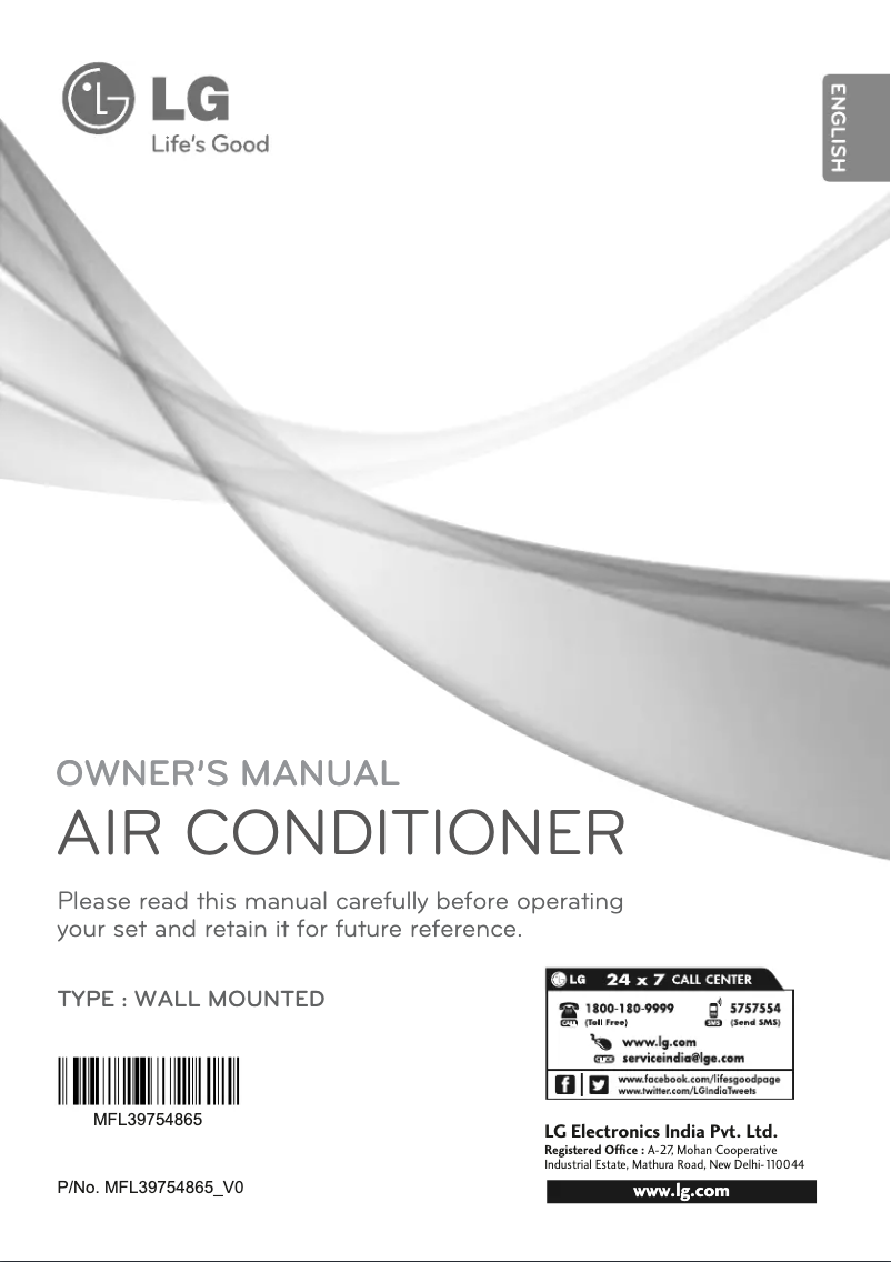 Page 1 of the manual User Manual LG LSN5TM3M