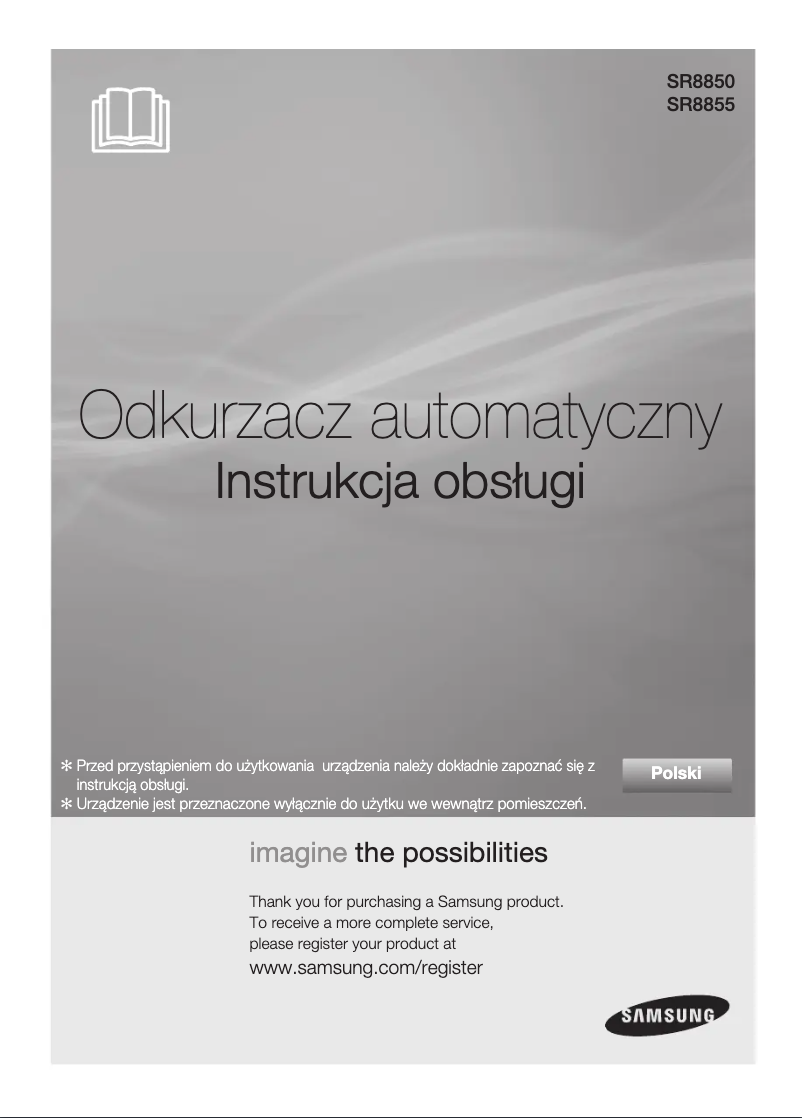 Página 1 del manual Manual de usuario Samsung SR8855