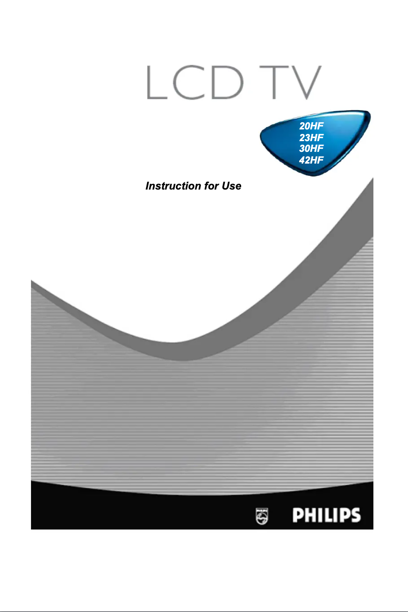 Page 1 de la notice Manuel utilisateur Philips 23HF9442