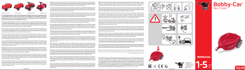 Página 1 del manual Manual de usuario BIG Bobby-Car 800056266