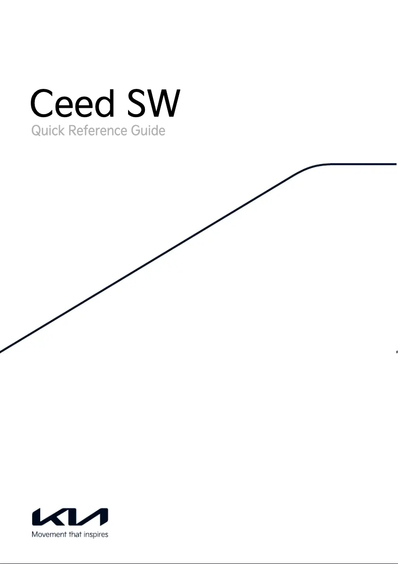 Page 1 de la notice Manuel utilisateur Kia Ceed Sportswagon (2022)