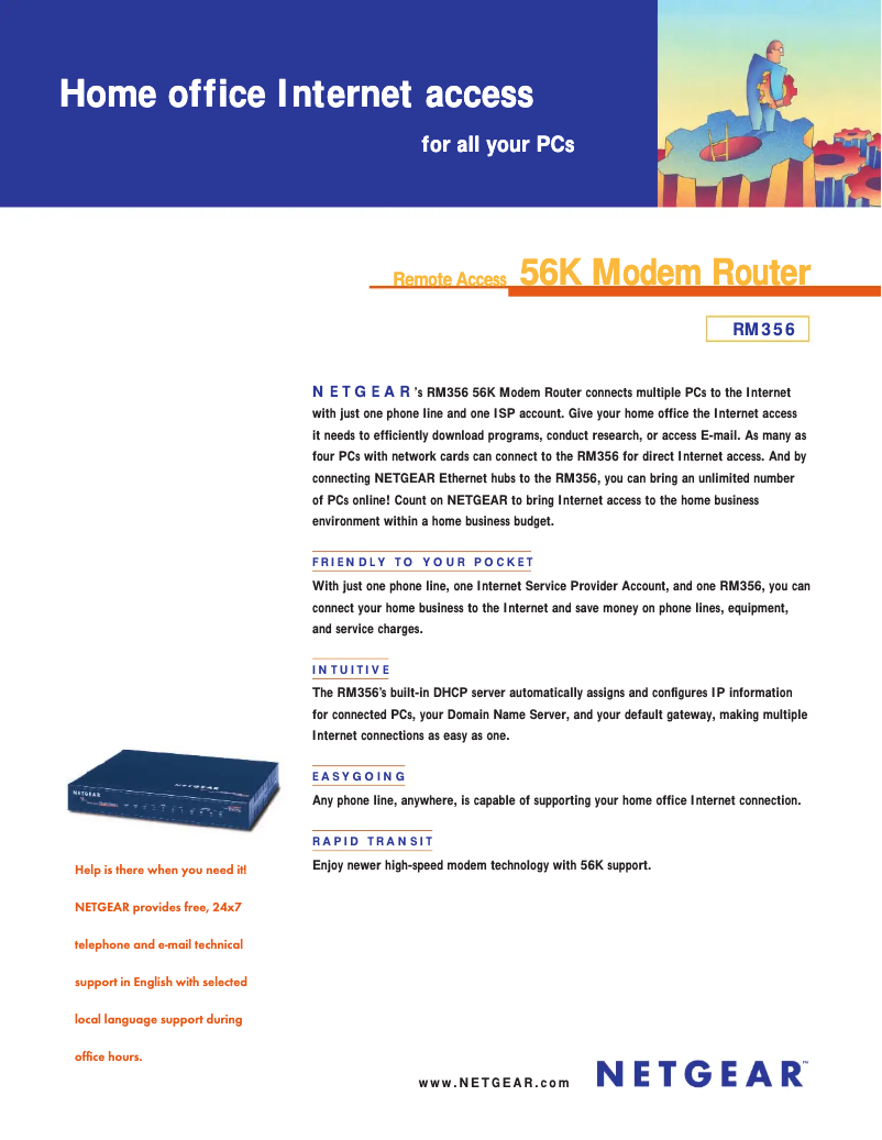 Image de la première page du manuel de l'appareil RM356