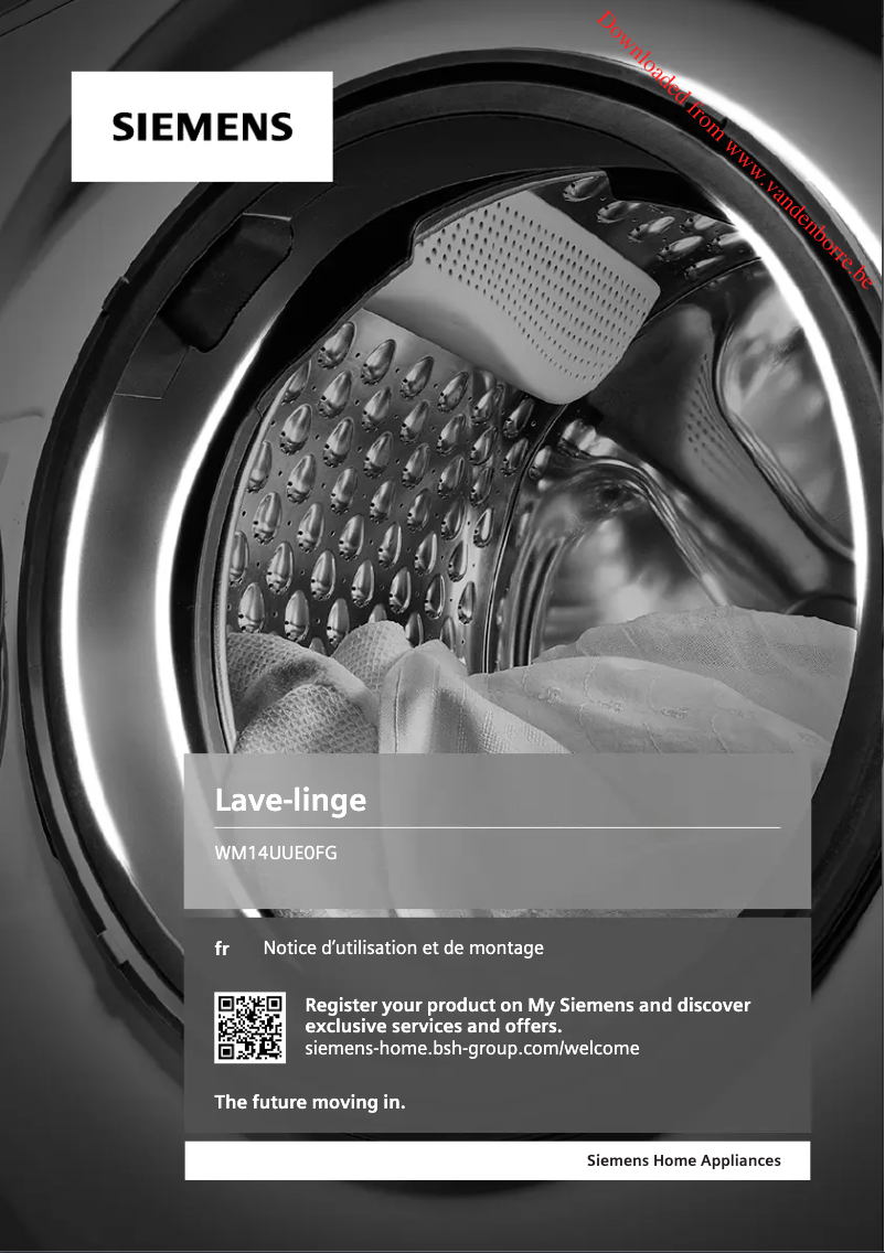 Página 1 del manual Manual de usuario Siemens WM14UUE0FG