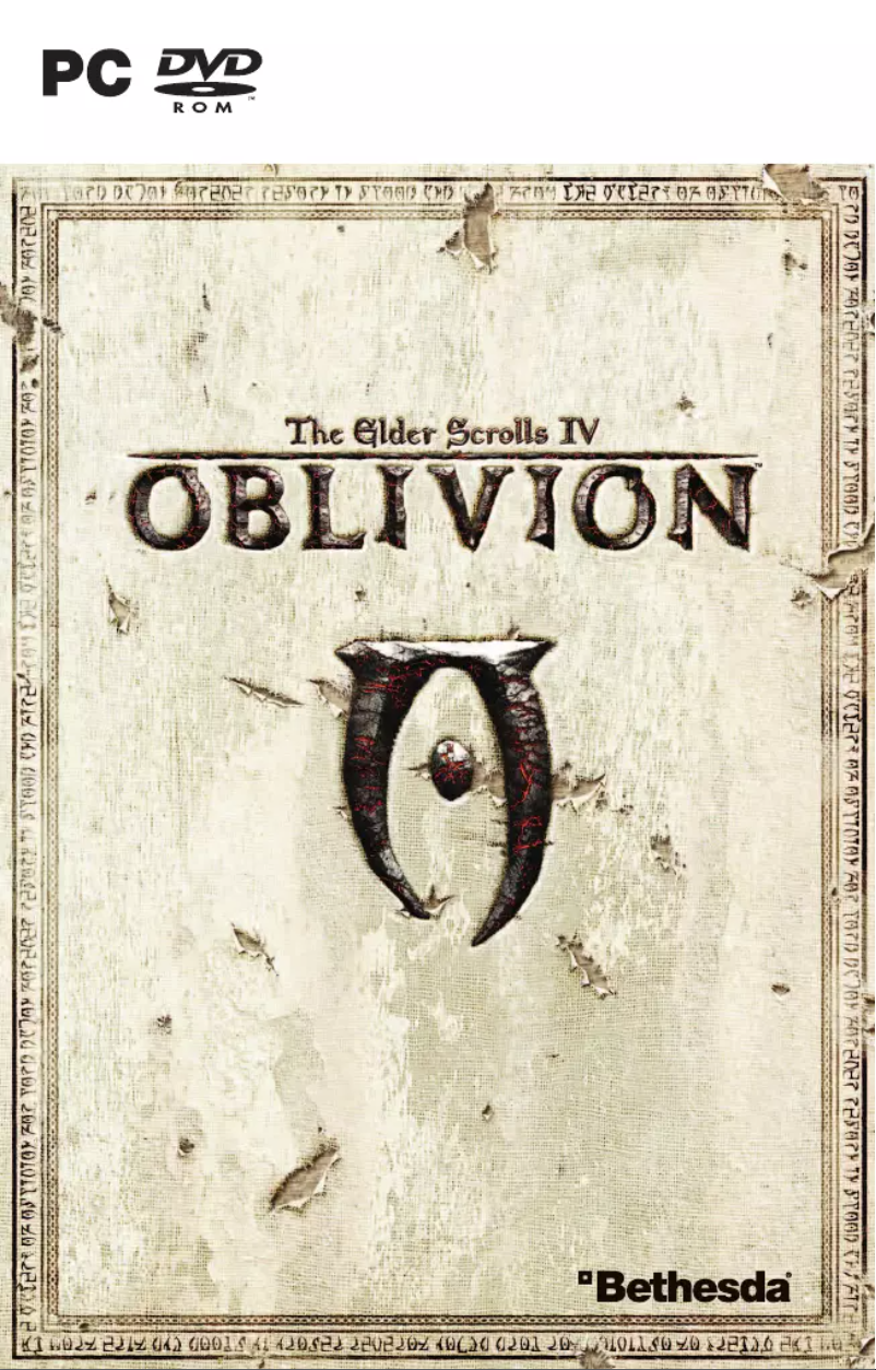 Página 1 del manual Manual de usuario Bethesda The Elder Scrolls IV: Oblivion 5th Anniversary Edition (PC)