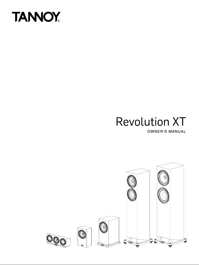 Page n°1 - Mode d'emploi Tannoy Revolution XT 6F