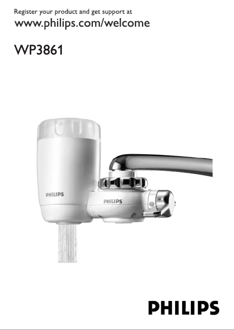 Page 1 de la notice Manuel utilisateur Philips WP3861