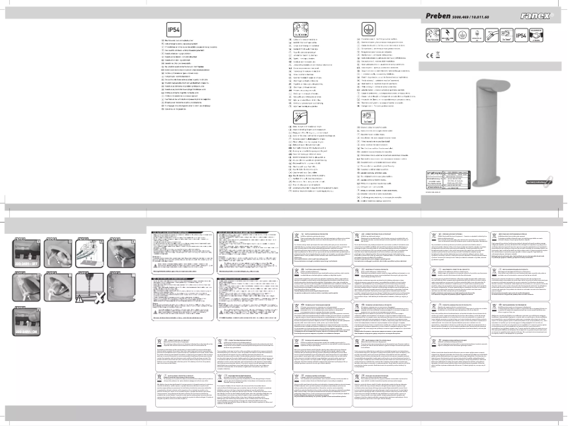 Page 1 de la notice Manuel utilisateur Ranex Preben