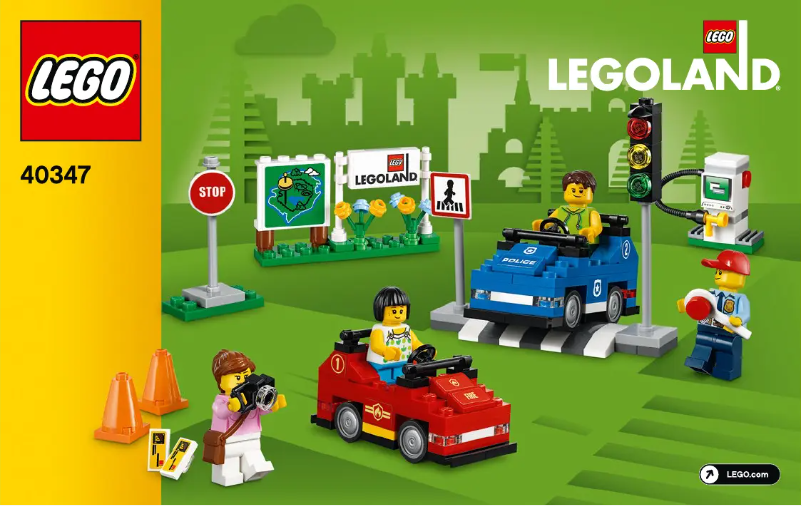 Page 1 de la notice Manuel utilisateur Lego Legoland 40347
