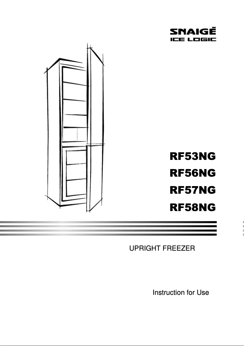 Page n°1 - Manuel utilisateur Snaigė Fresh INN RF56NG-P5CBNF0