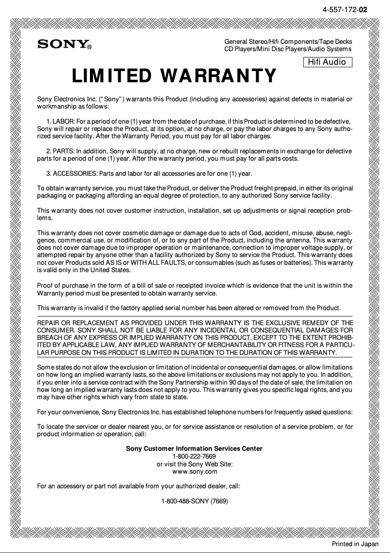 Page 1 de la notice Manuel utilisateur Sony HT-DDW910