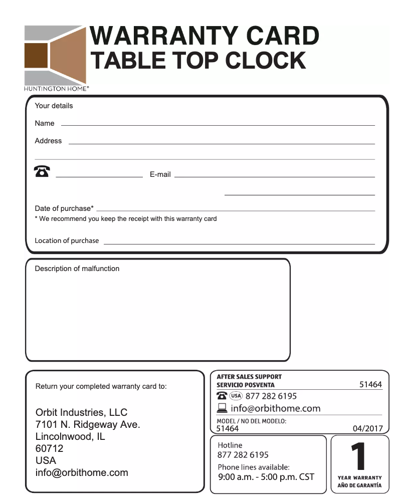 Page 1 de la notice Manuel utilisateur Easy Home 20 x 40 Inch Table