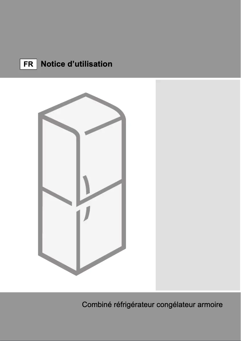 Page n°1 - Manuel utilisateur Gorenje RKI4181BW