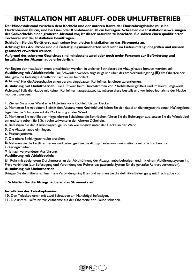 Image de la première page du manuel de l'appareil PCHN 612460 X