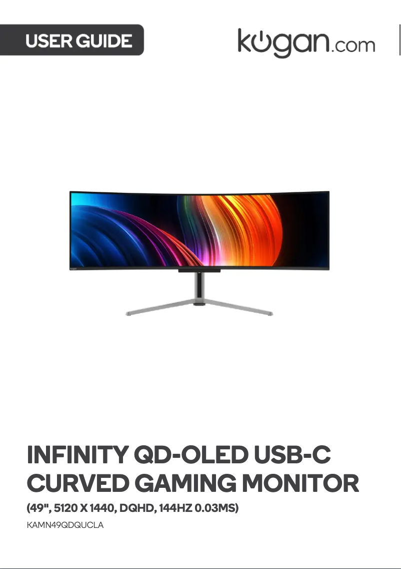 Page 1 de la notice Manuel utilisateur Kogan KAMN49QDQUCLA