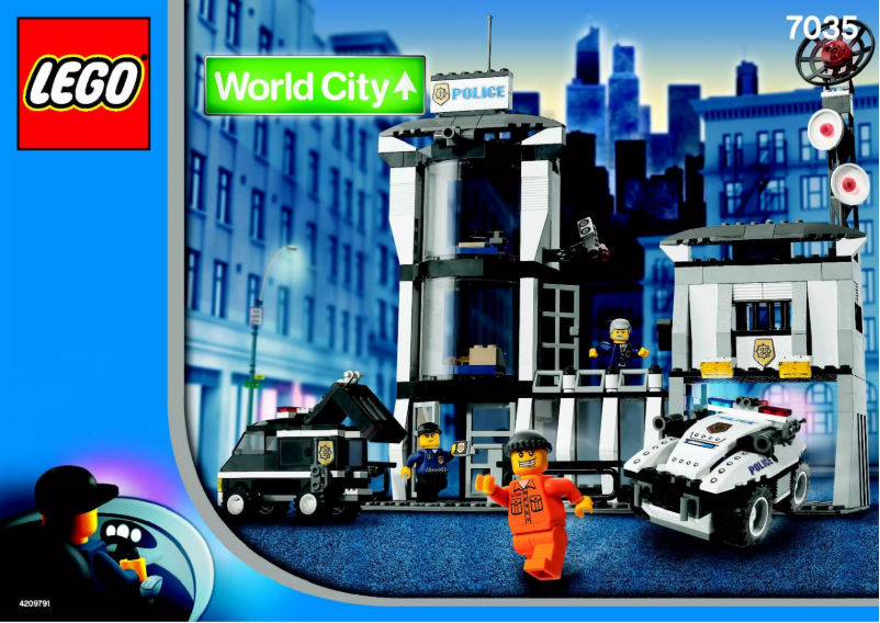Page n°1 - Manuel utilisateur Lego World City 7035
