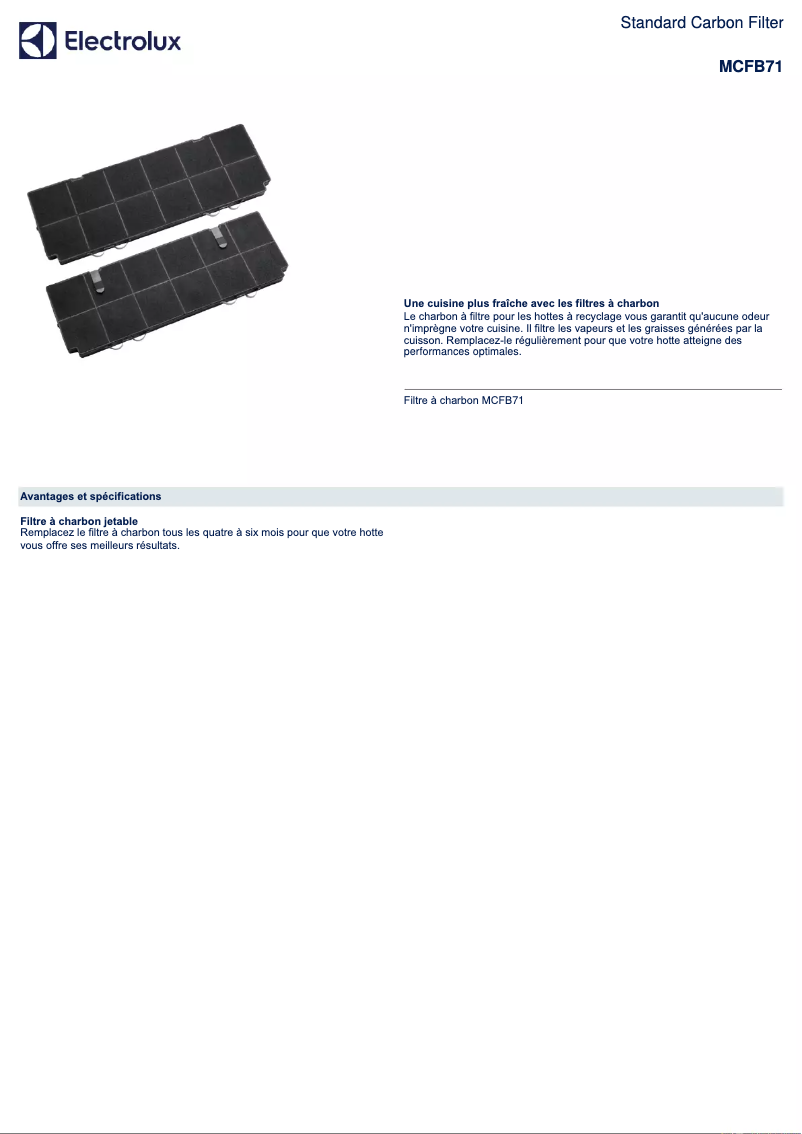 Página 1 del manual Manual de usuario AEG MCFB71