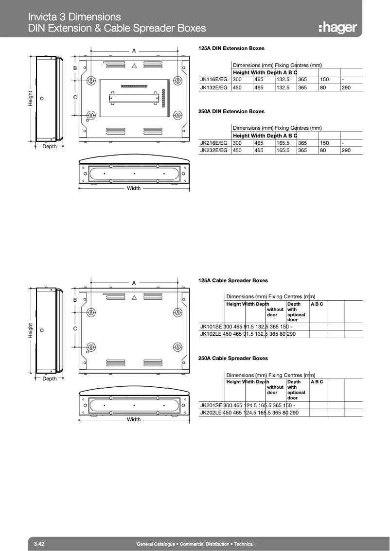 Page 1 de la notice Manuel utilisateur Hager JK116E