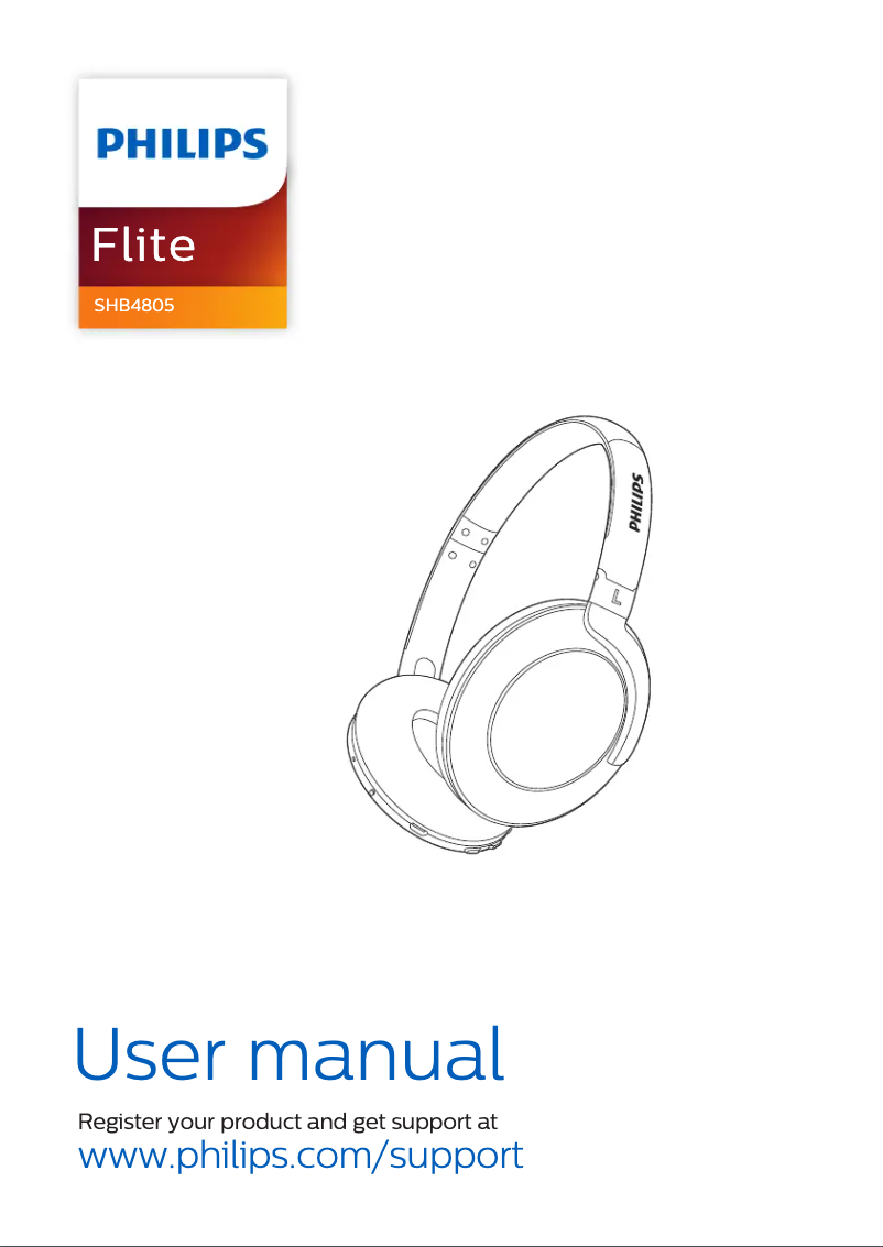 Page n°1 - Manuel utilisateur Philips SHB4805DC