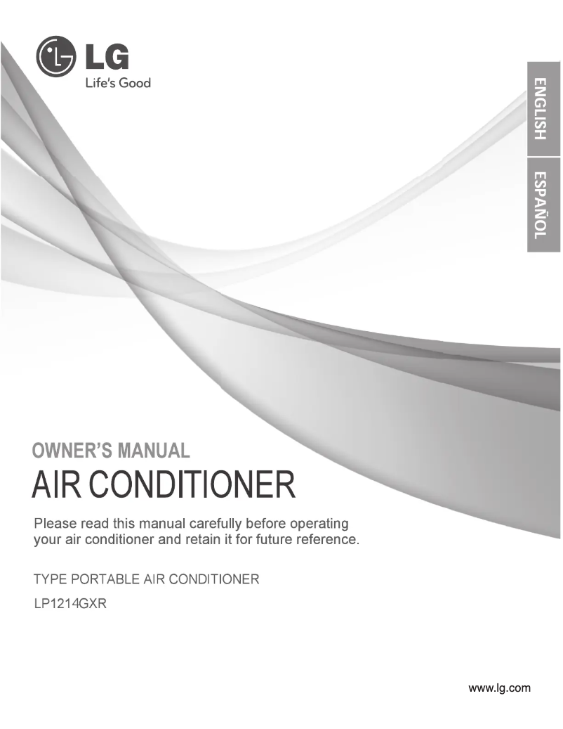 Page 1 de la notice Manuel utilisateur LG LP1214GXR