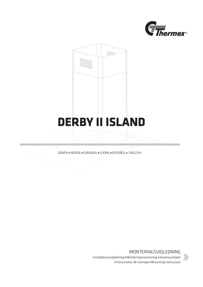 Image de la première page du manuel de l'appareil Derby II Island