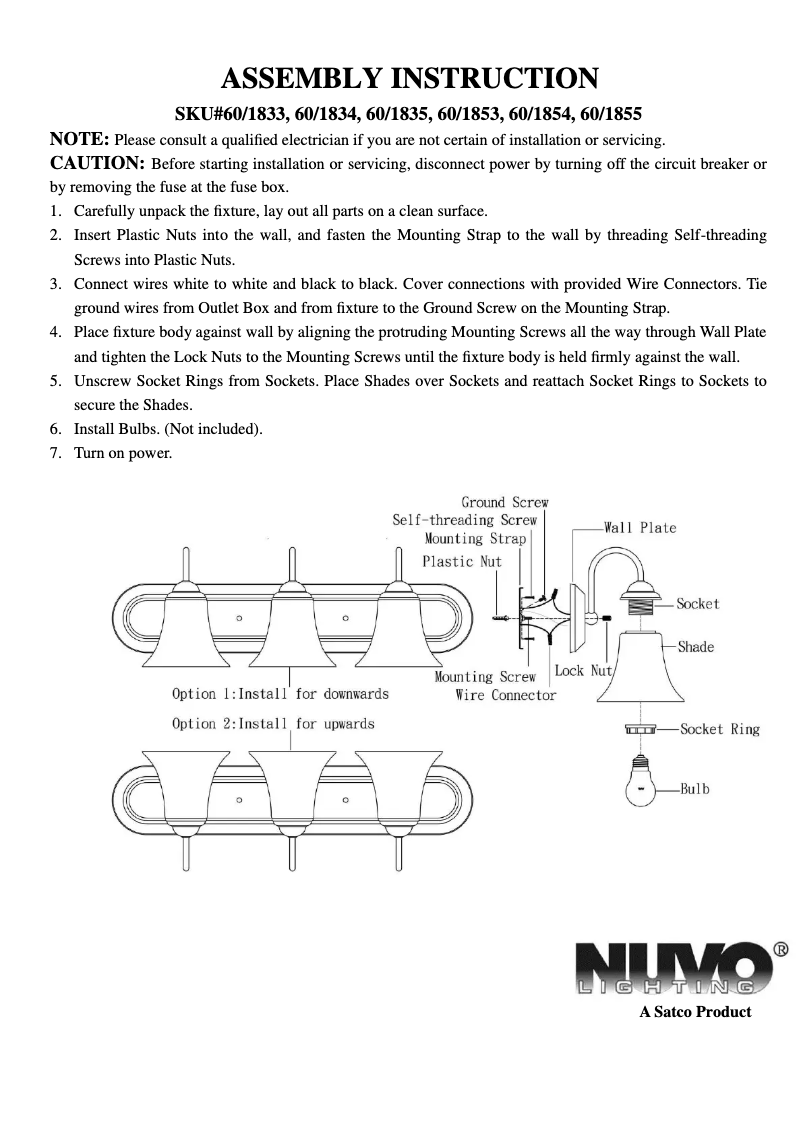 Página 1 del manual Manual de usuario NUVO Dupont 60/1833