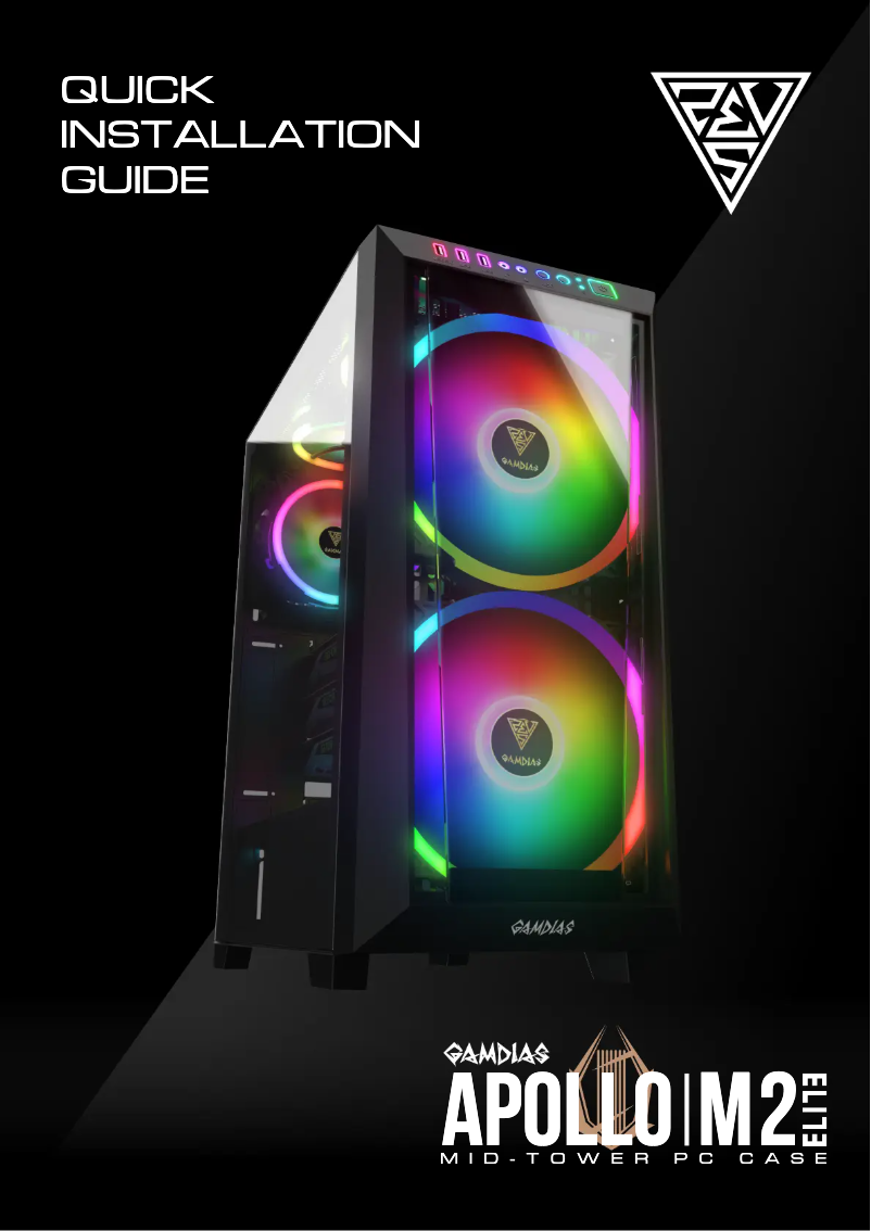 Page 1 de la notice Manuel utilisateur Gamdias Apollo M2 Elite