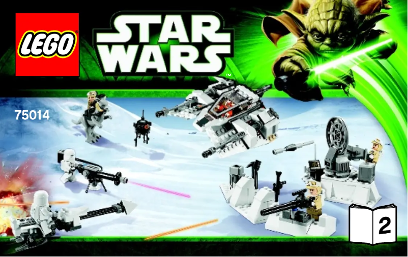 Image de la première page du manuel de l'appareil Battle of Hoth (TM)
