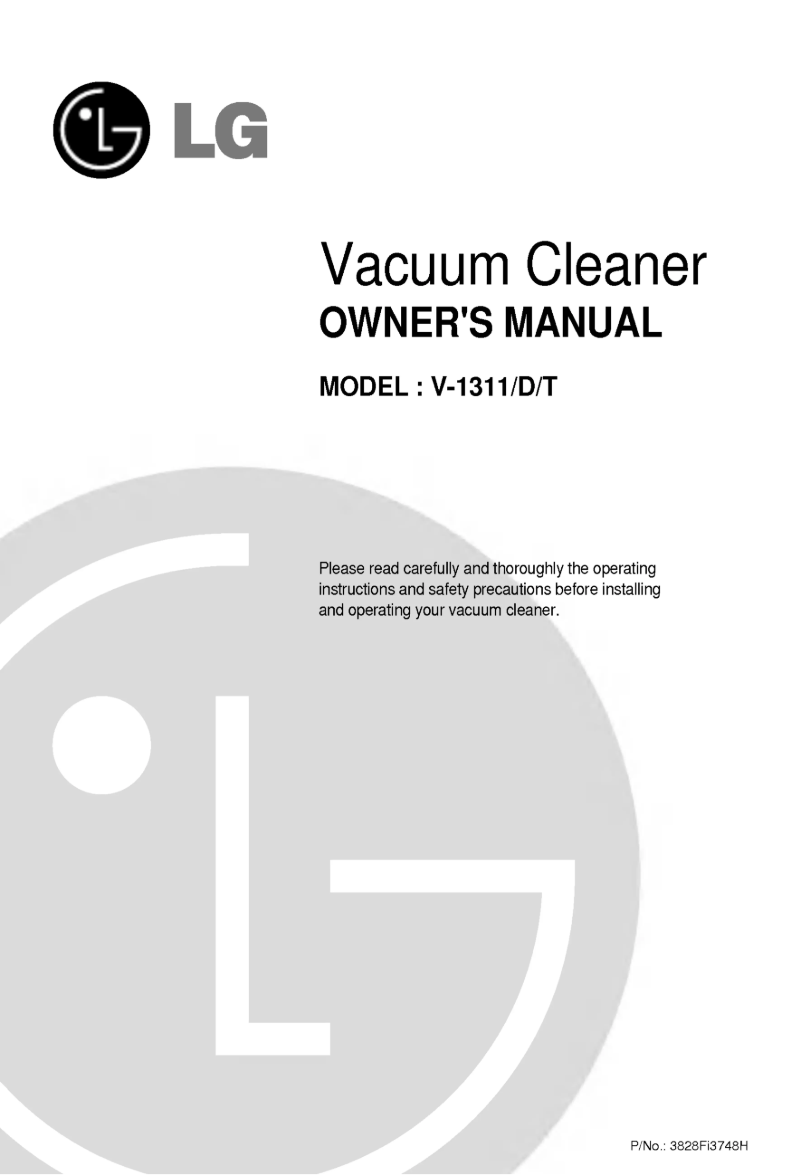 Page 1 de la notice Manuel utilisateur LG V-1311D