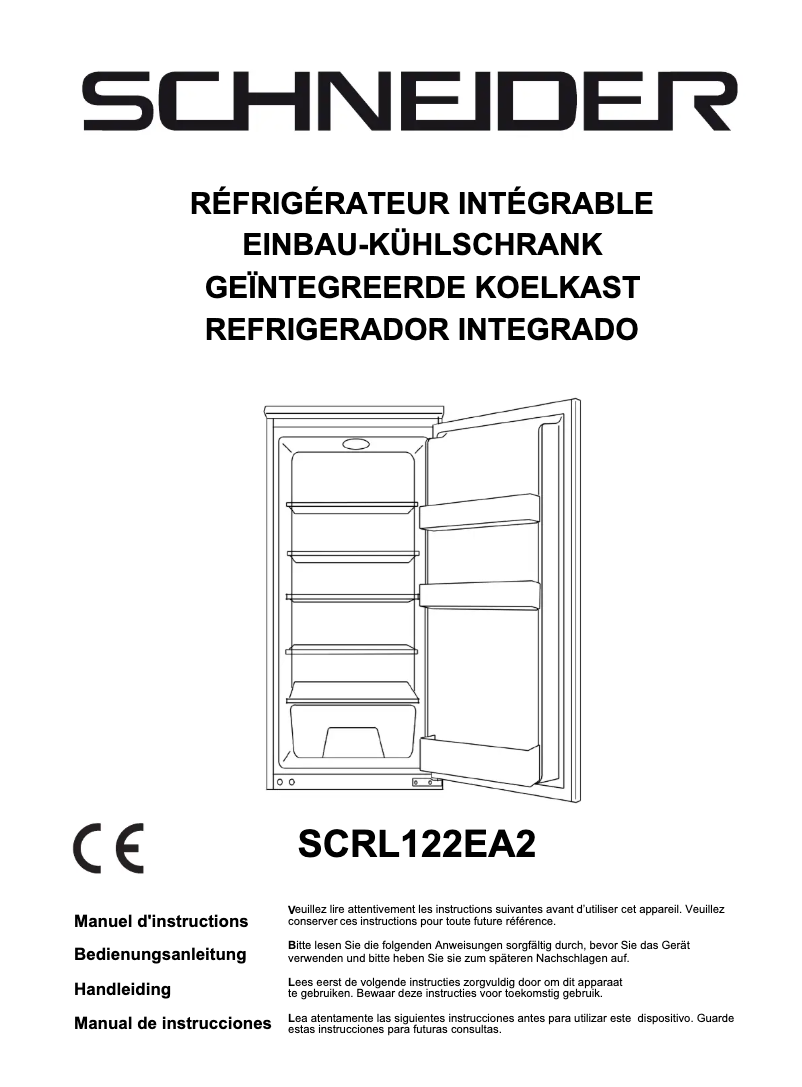 Page 1 de la notice Manuel utilisateur Schneider SCRL122EA2