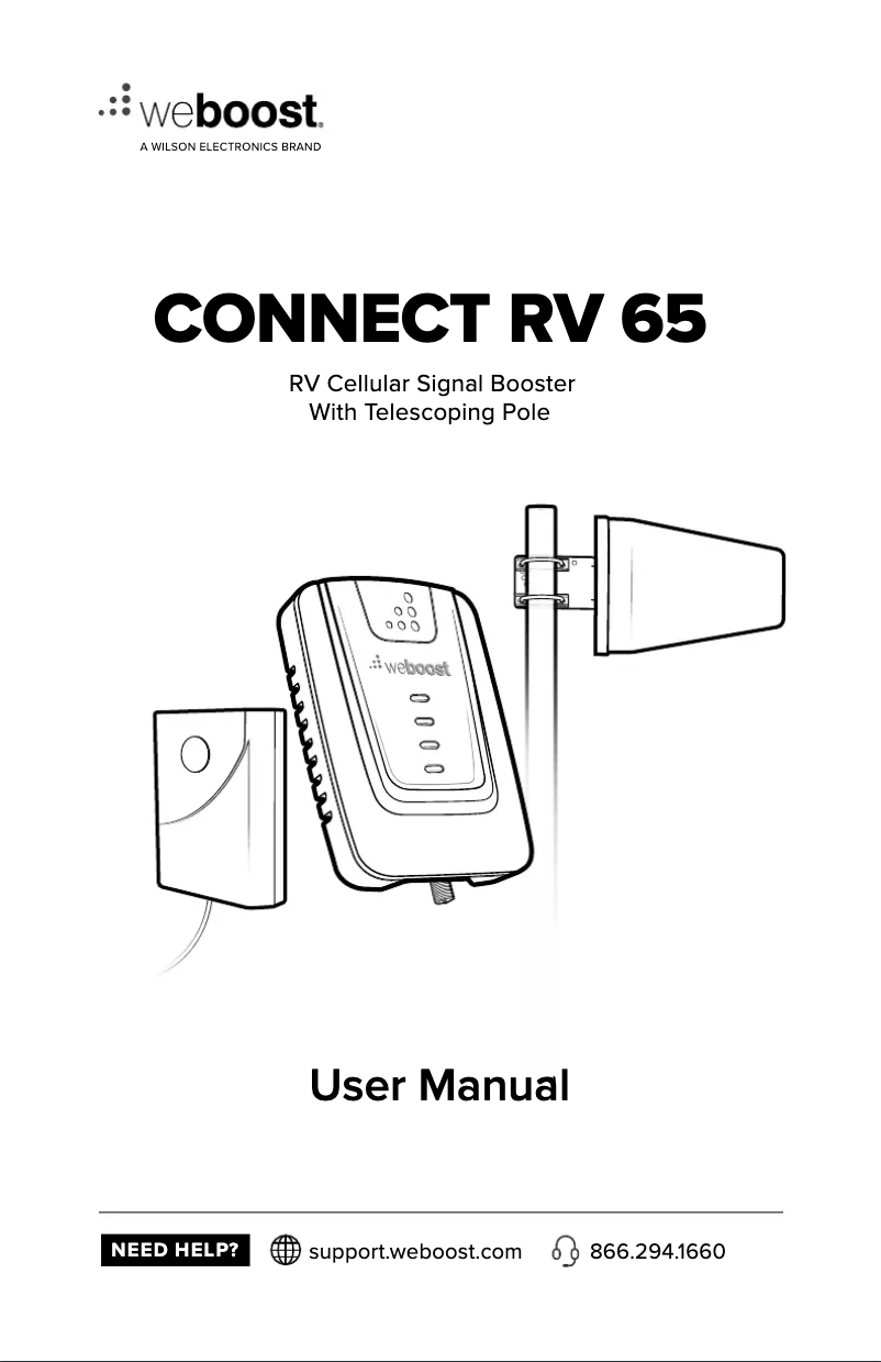 Image de la première page du manuel de l'appareil Connect RV 65