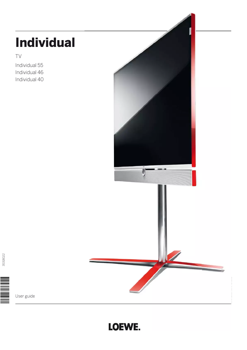 Page n°1 - Manuel utilisateur Loewe Individual 55