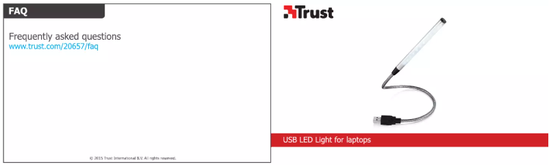 Página 1 del manual Manual de usuario Trust 20657