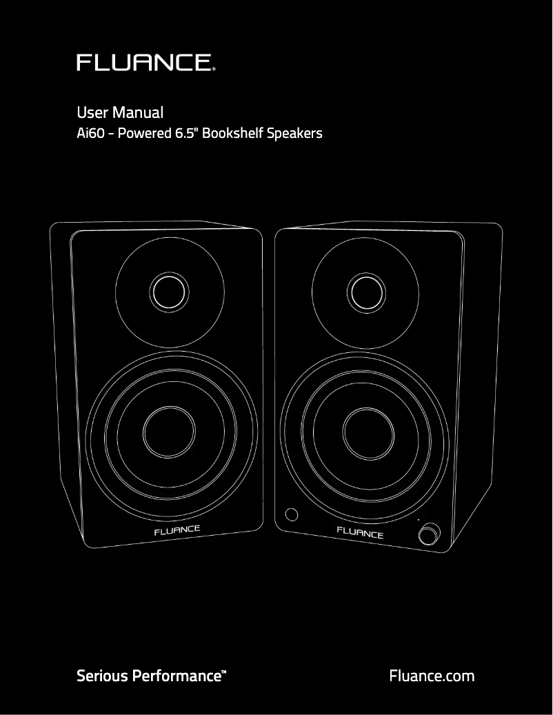 Page n°1 - Manuel utilisateur Fluance AI60B