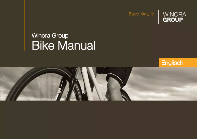 Page n°1 - Manuel utilisateur Winora Algemene