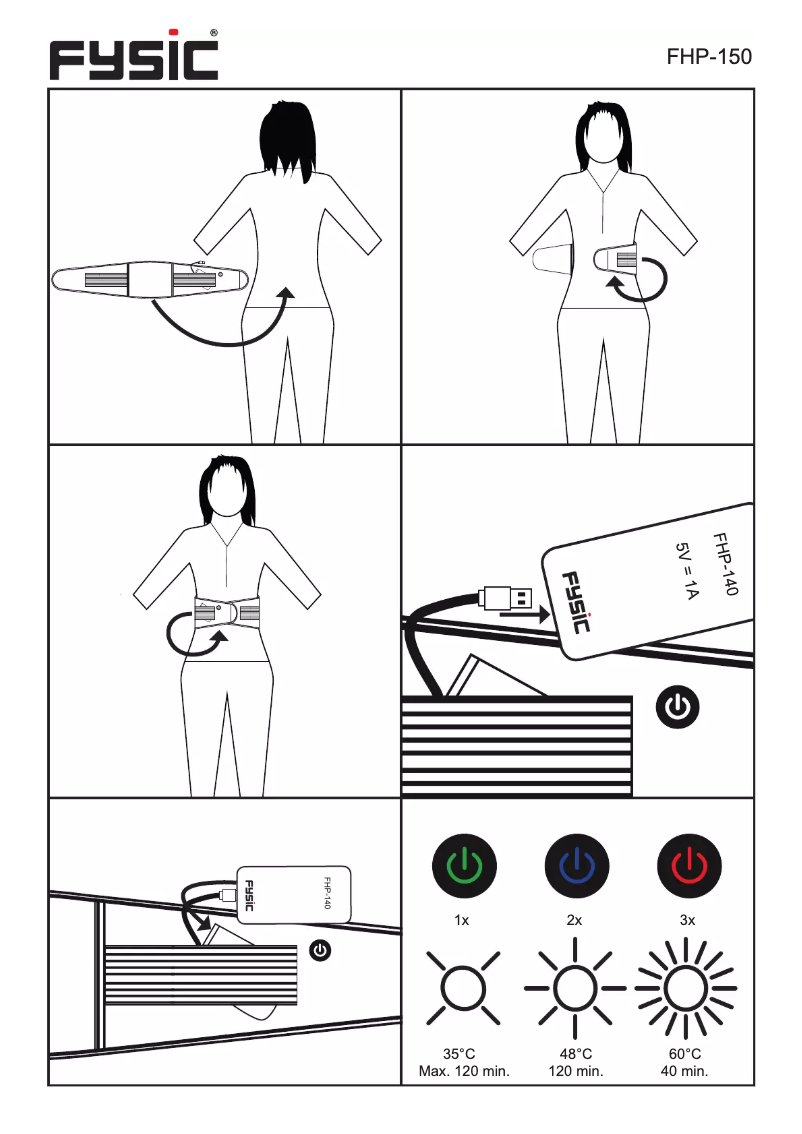 Image de la première page du manuel de l'appareil FHP-180R