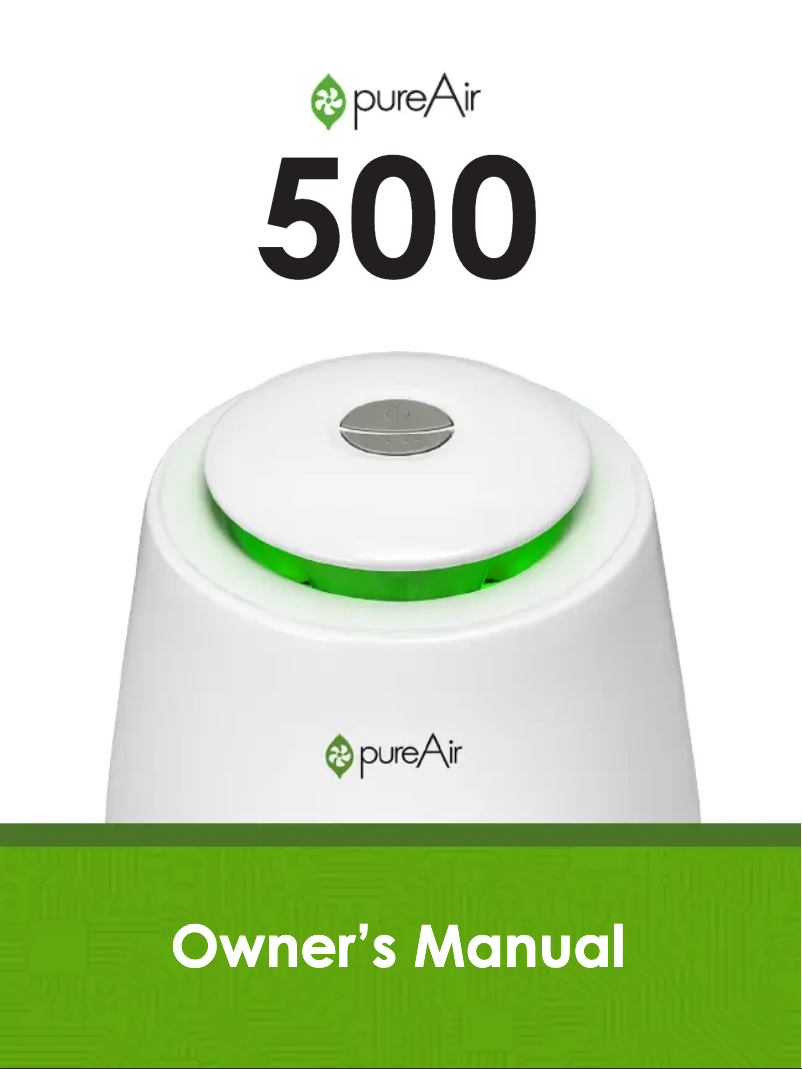 Page n°1 - Manuel utilisateur Greentec 500