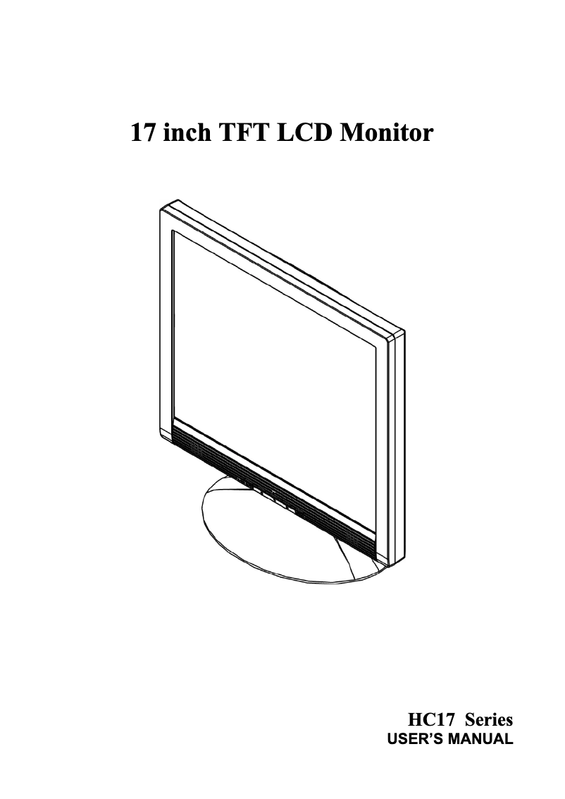 Page 1 de la notice Manuel utilisateur Hannspree HC174D