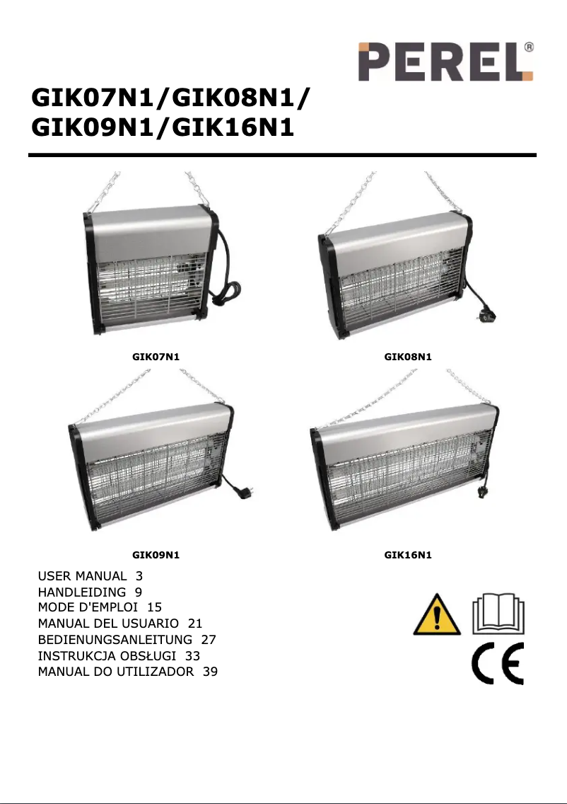 Page n°1 - Manuel utilisateur Perel GIK07N1