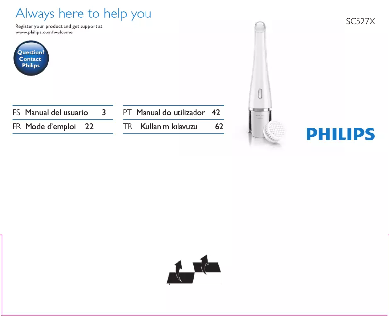 Image de la première page du manuel de l'appareil VisaPure Essential SC5274