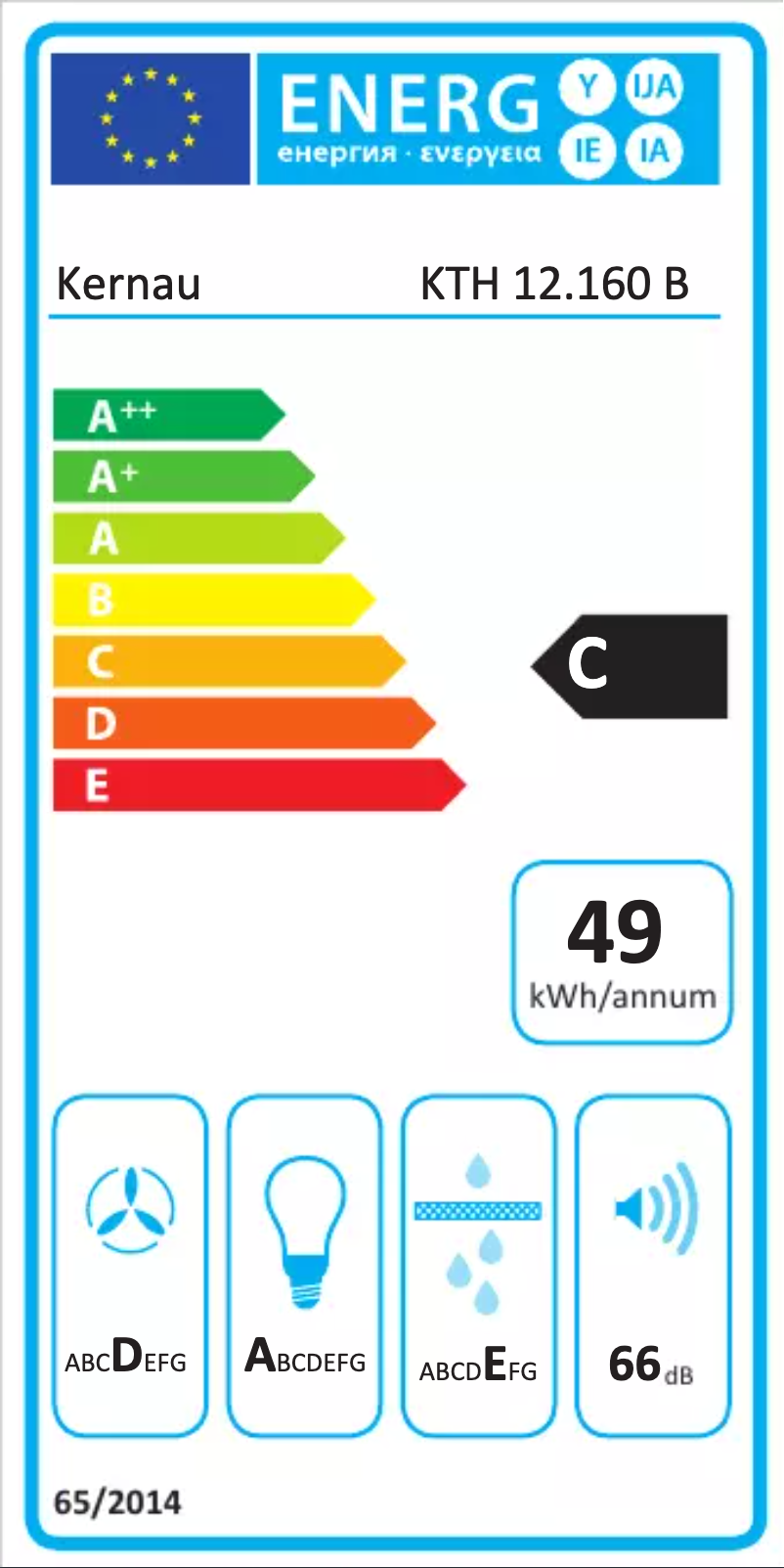 Page 1 de la notice Manuel utilisateur Kernau KTH 11.161 B
